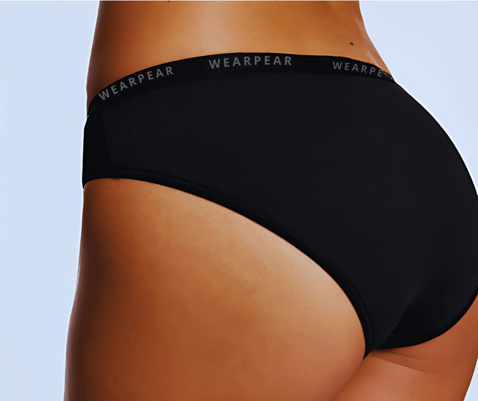 Supima® Cotton Bikini Black - WearPear